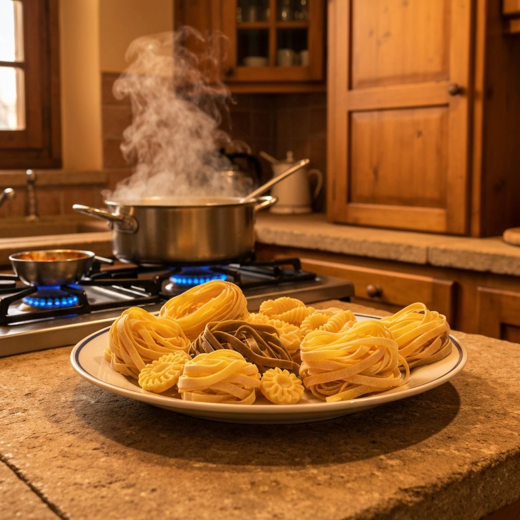 Fresh artisanal pasta